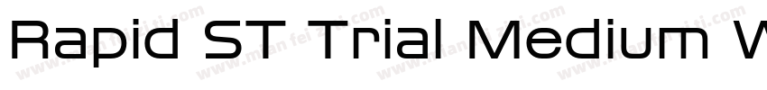 Rapid ST Trial Medium Wide字体转换